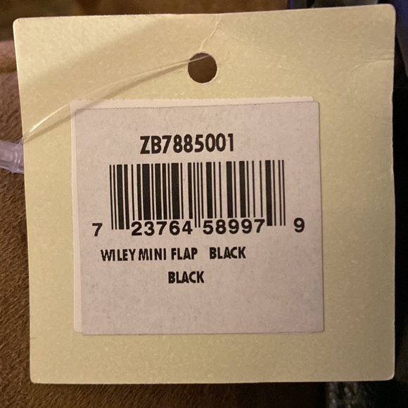 Fossil Wiley Mini Flap Crossbody Black - Picture 8 of 9